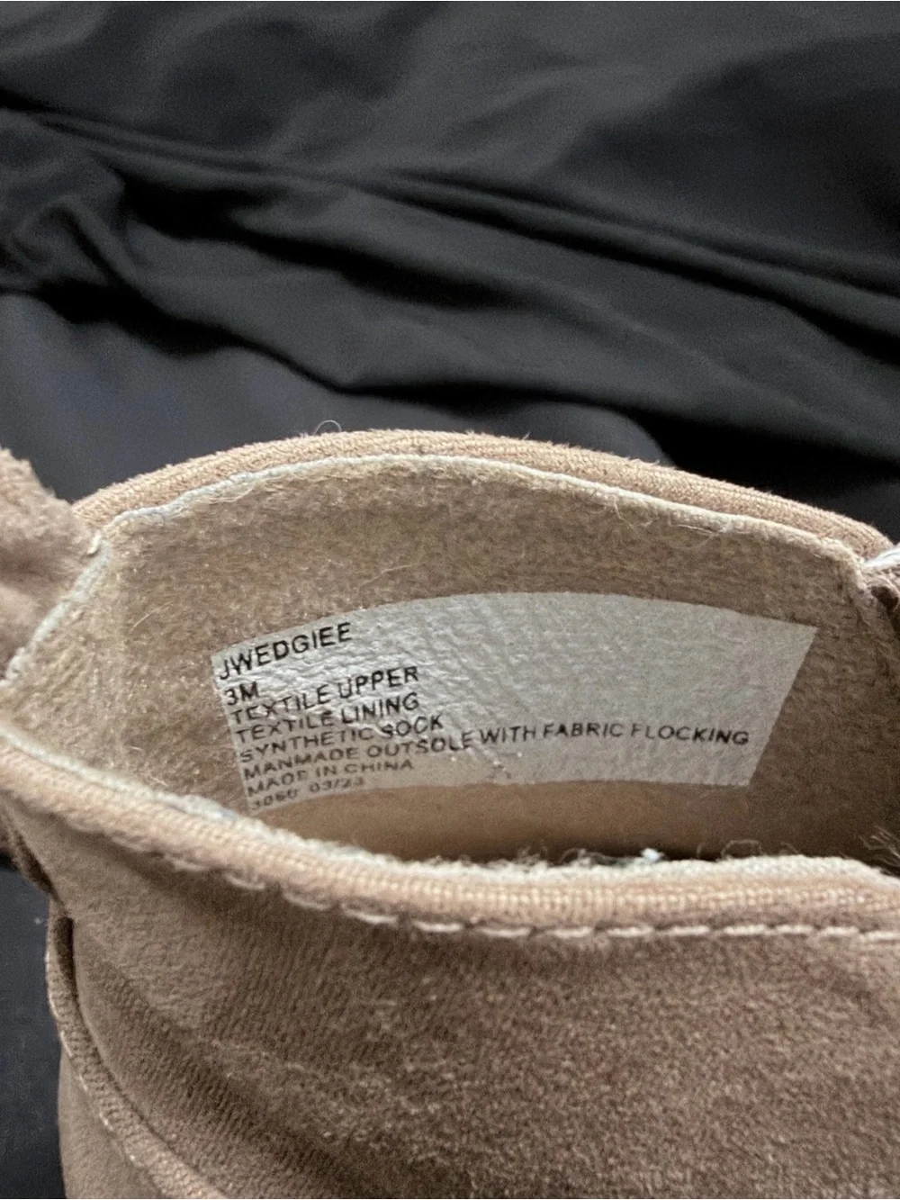 Steve Madden Wedge Sneaker Booties in Taupe Suede size 3